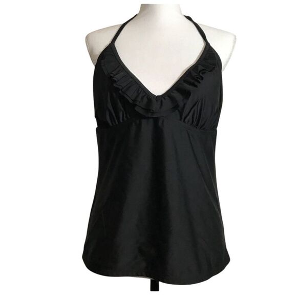 Old Navy Other - Old Navy halter style bathing suit top, black, large, NWOT